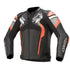 Alpinestars Atem V4 Leather Jacket - Black/Grey/Red Fluo
