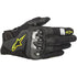 Alpinestars SMX-1 Air V2 Gloves - Black/Yellow Fluorescent